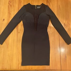 BOULEE Deep V-Neck Dress